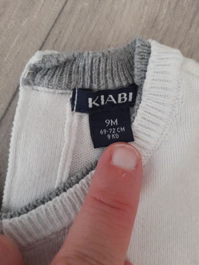 Pull blanc 9 mois - photo numéro 3