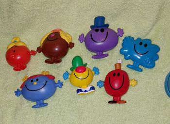 lot de 7 grandes figurines Monsieur Madame McDonald's 2017 et 2018 THOIP