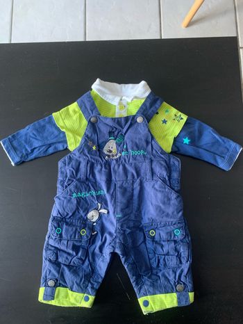 Ensemble Salopette + haut manche longue