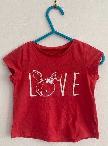 tee-shirt imprimé lapin taille 12 mois