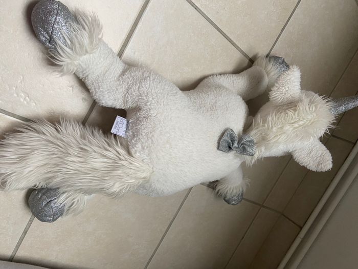 Histoire d ours peluche licorne  60 cm - photo numéro 4