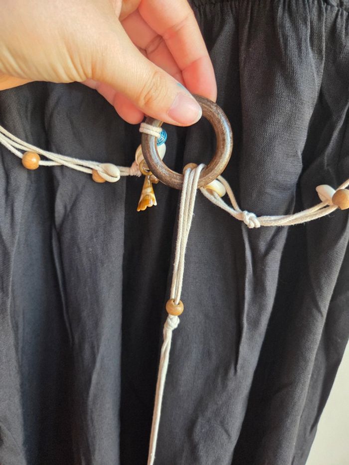 Robe noire fluide made in italy  - neuve sans étiquette - taille s - photo numéro 2