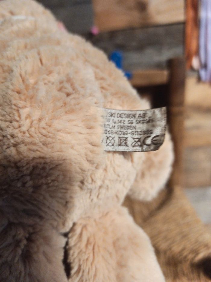 Peluche doudou ours Bukowski tbe my sweet prince - photo numéro 7