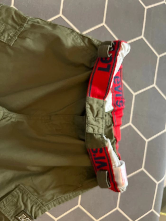 Bermuda cargo kaki toile légère 10 ans - Levi's - photo numéro 6