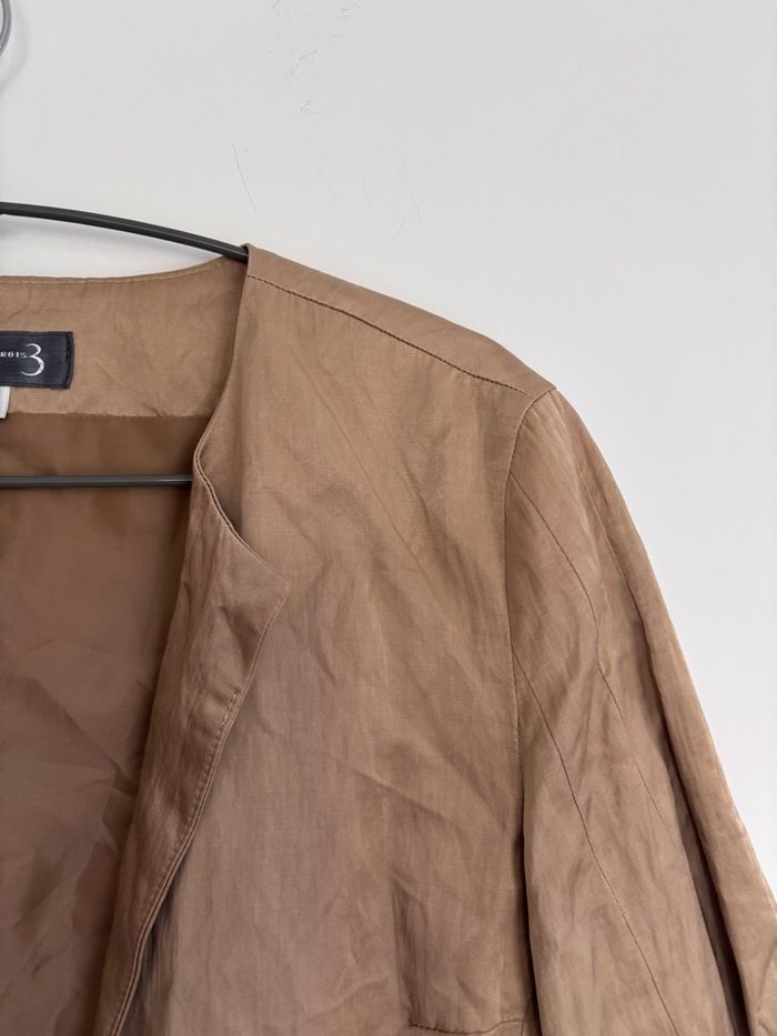 💛 Boléro satiné doré Maison 1.2.3 - Taille 38 - photo numéro 2