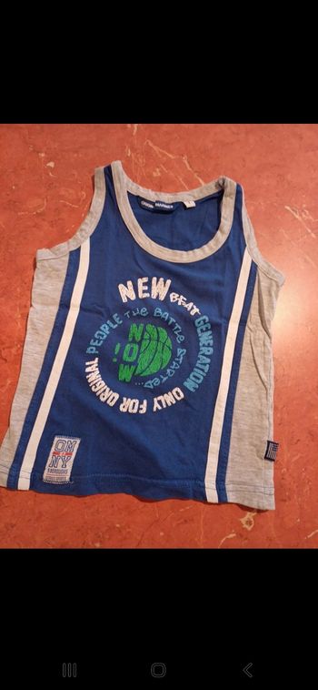 Débardeur garçon taille 24 mois