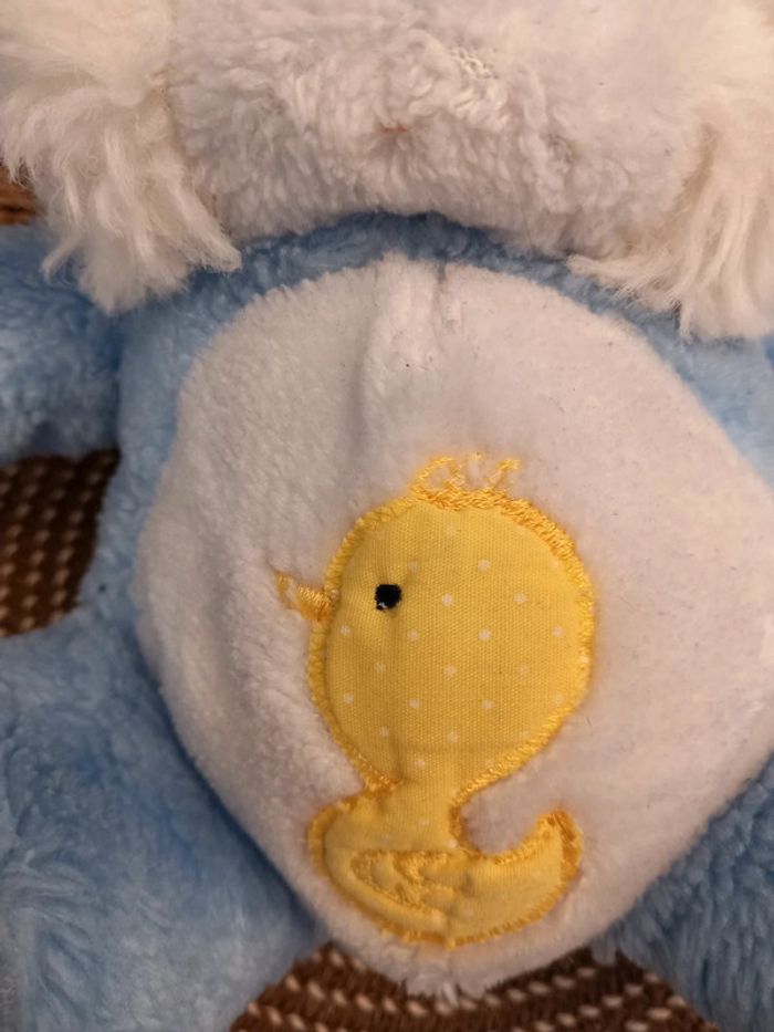 Peluche doudou vintage lapin nounours 32cm - photo numéro 3