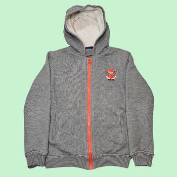 Veste chaude à capuche doublé sherpa – Sergent Major - Fox Cowboy – Taille 10 ans