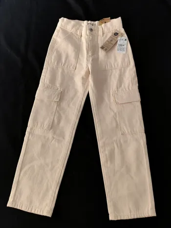 Pantalon battle beige crème Kiabi 9 ans neuf
