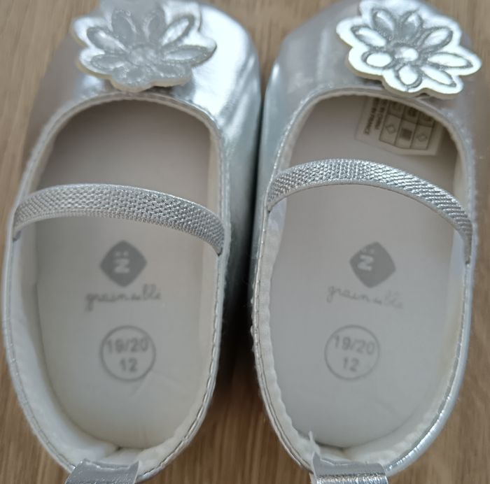 Ballerines grises bébé fille - photo numéro 3