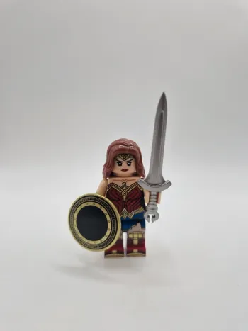 Figurine type lego Wonder Woman DC Comics