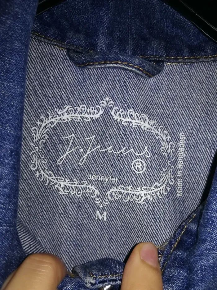 Veste en jean bleu, Jennifer, taille M - photo numéro 2