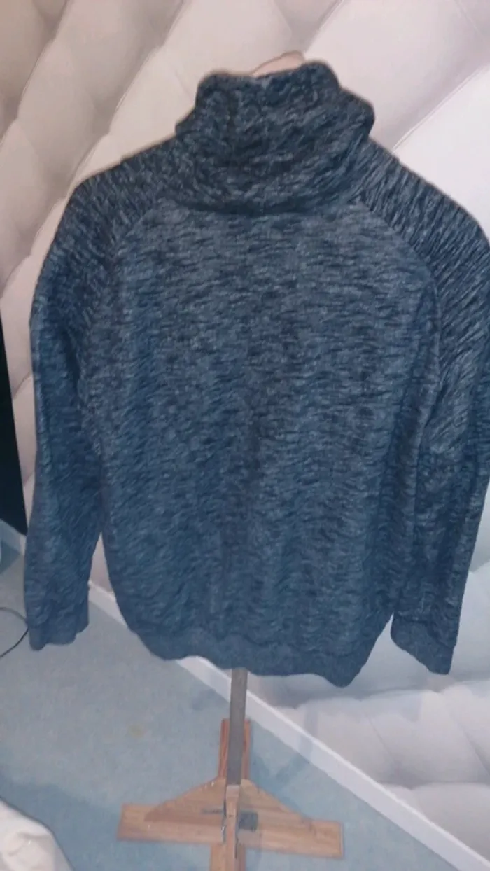 Pull  gris col - photo numéro 2