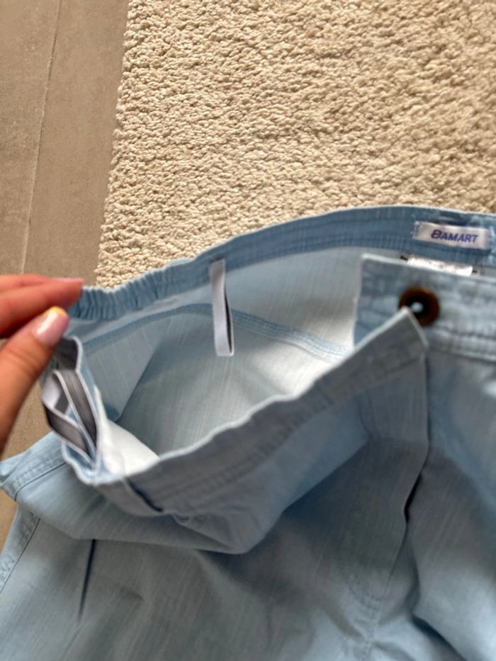 Pantacourr damarr bleu taille 48 - photo numéro 2