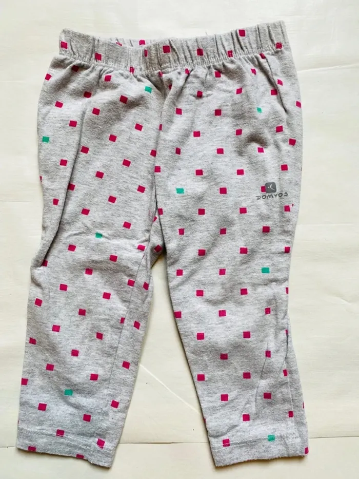 Lot 8 leggings fille 9 mois - photo numéro 2