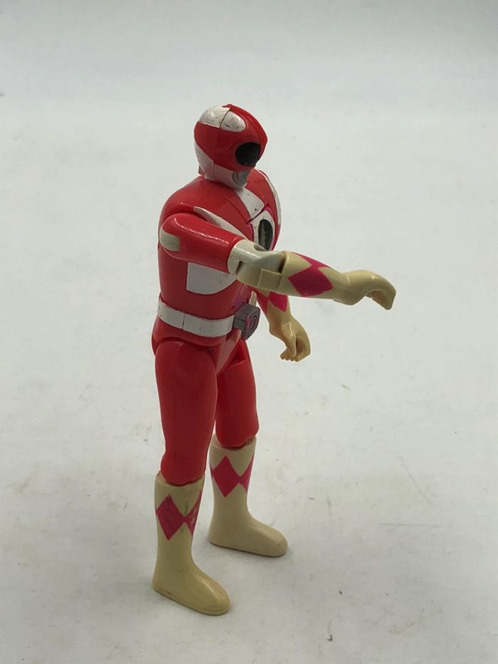 Figurine Power Rangers rose Flip Head Bandai 1993 14 cm - photo numéro 3