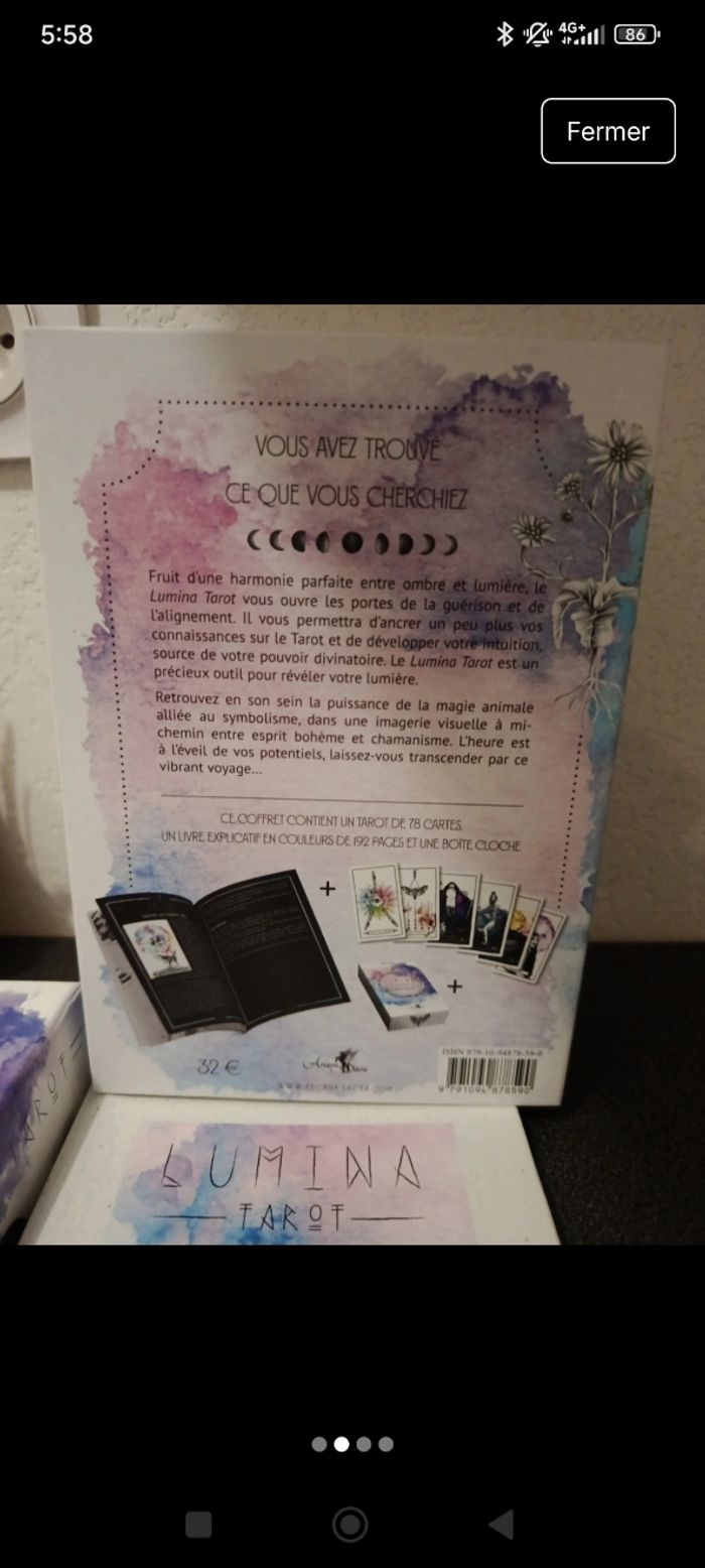 Coffret Tarot Lumina - photo numéro 2