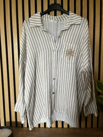 Chemise camel beige taille unique