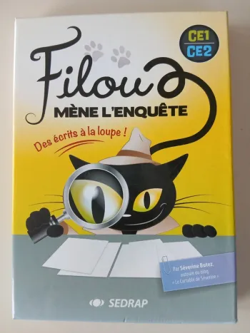 Filou mène l'enquête ce1 ce2 production d'écrit