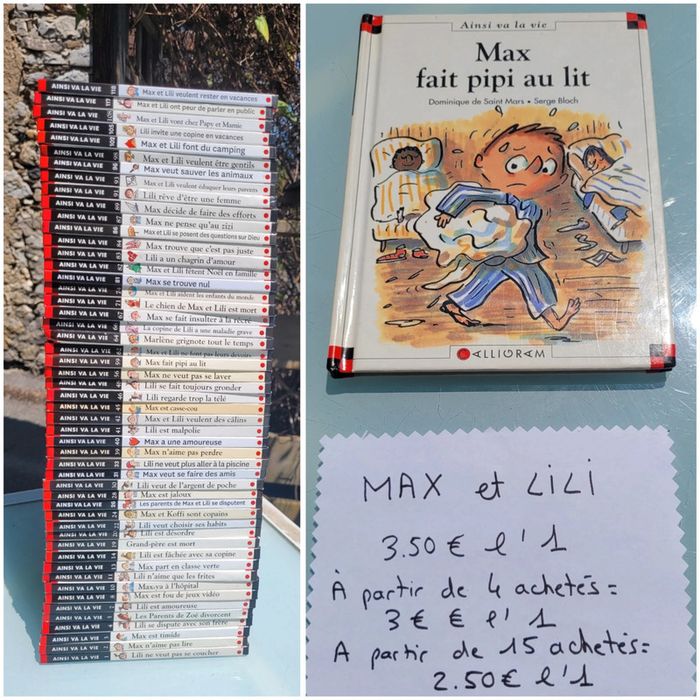 Les aventures de Max et Lili, Ainsi va la vie, Tome 59 : Max fait pipi au lit