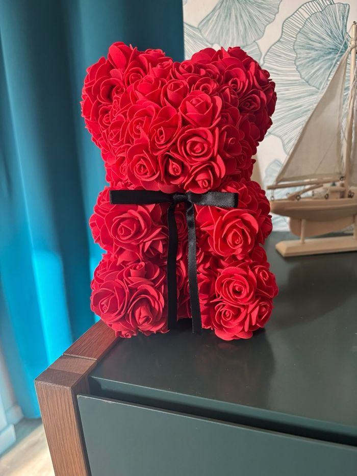 Ours en fleurs artificielle - photo numéro 2