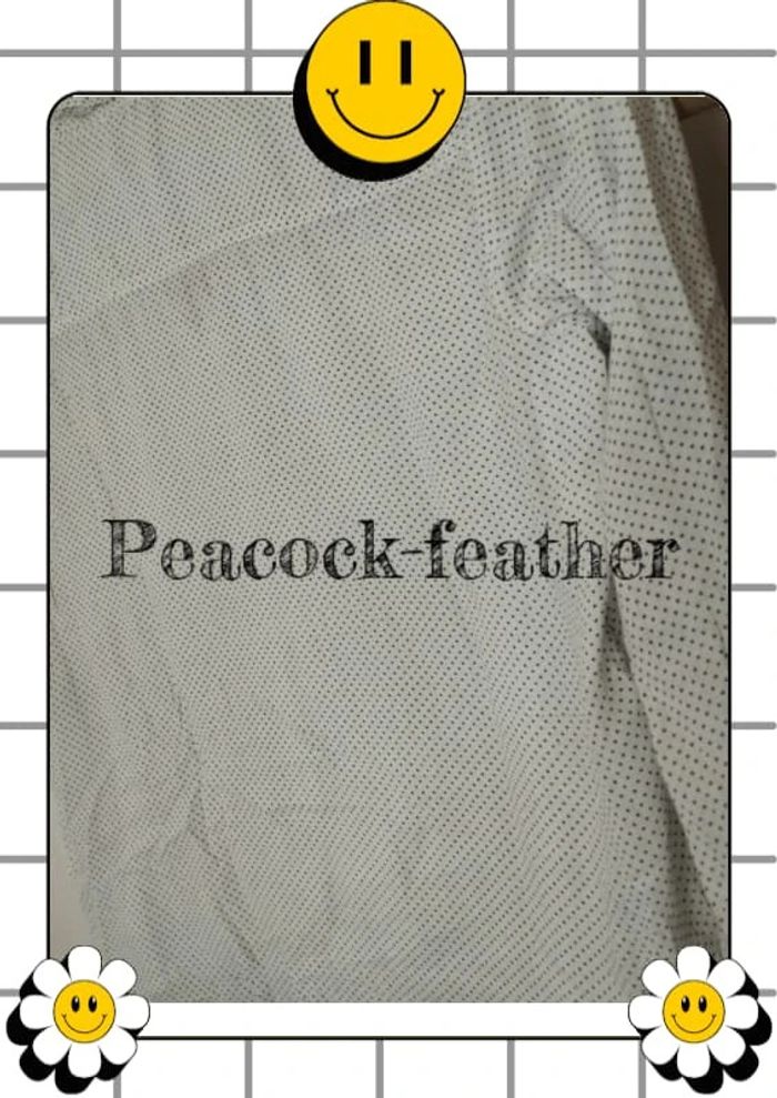 Chemise Jennyfer blanche à pois 38 - photo numéro 3