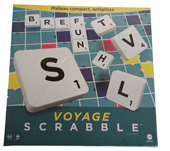 Scrabble De Voyage Neuf Scellé. Mattel Française. Âge :10 Ans. Joueurs :2-4