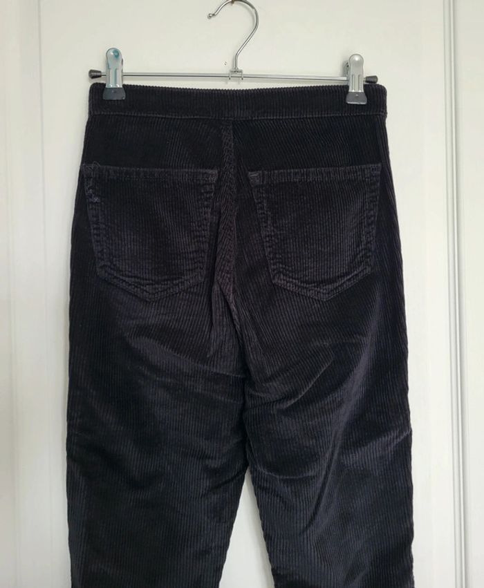 Pantalon velour hiver noir 12 ans marque Moto - photo numéro 4