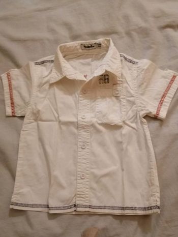 Chemise manches courtes 18 mois
