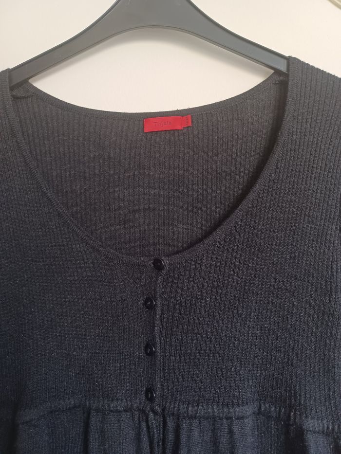 Long gilet noir T42/44 - photo numéro 4