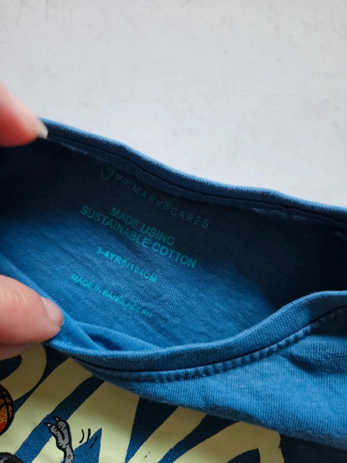 T-shirt ml garçon 3/4 ans Dino Primark u35 - photo numéro 4