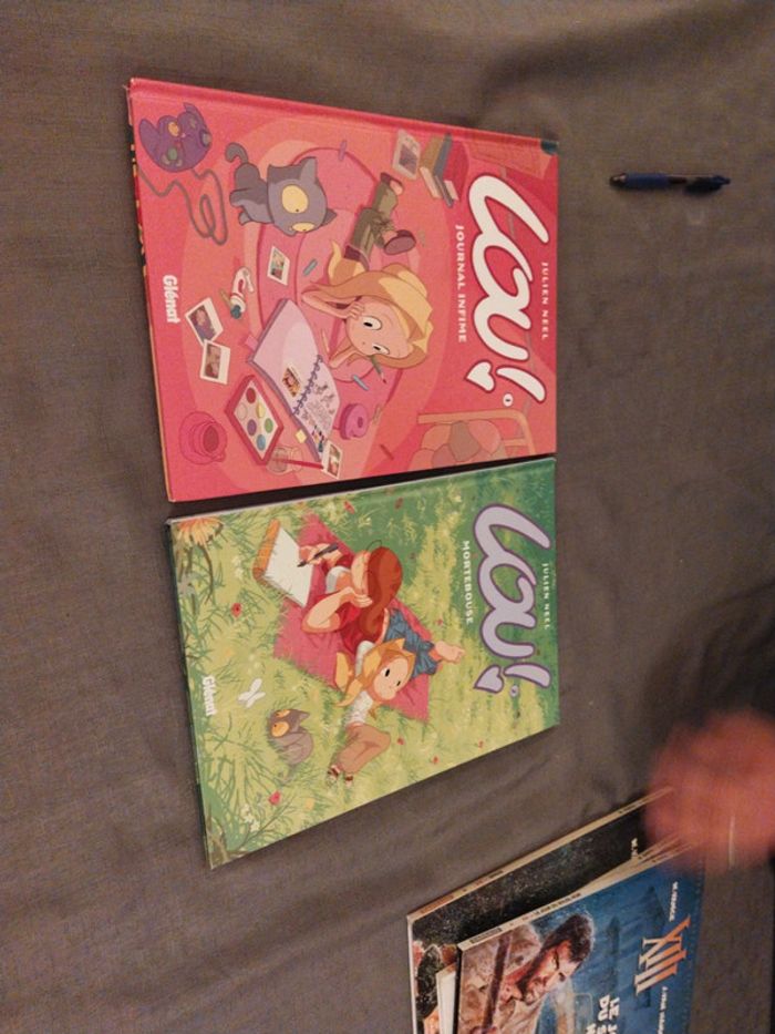 Lot de deux bandes dessinées LOU