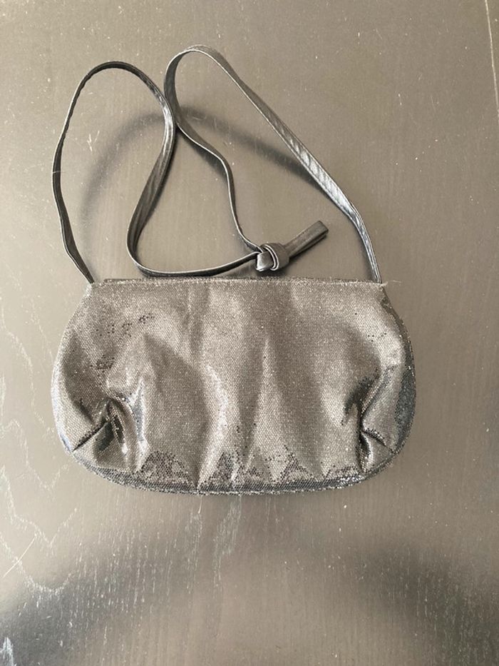 Sac avec bandoulière noir brillant - photo numéro 4