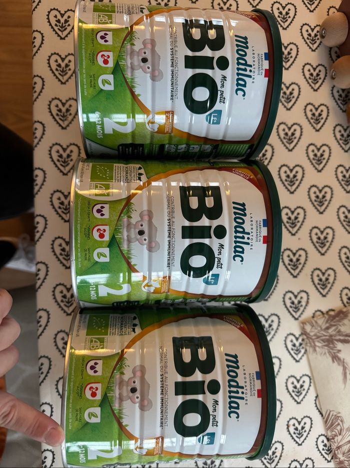 Lait modilac bio 2 eme âge neuf