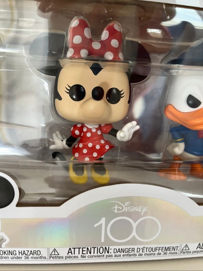 Funko  pop 100 ans Disney (Mickey Minnie daisy Donald) neuf - photo numéro 3