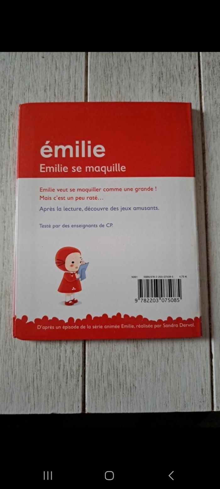 Livre Émilie CP - photo numéro 2