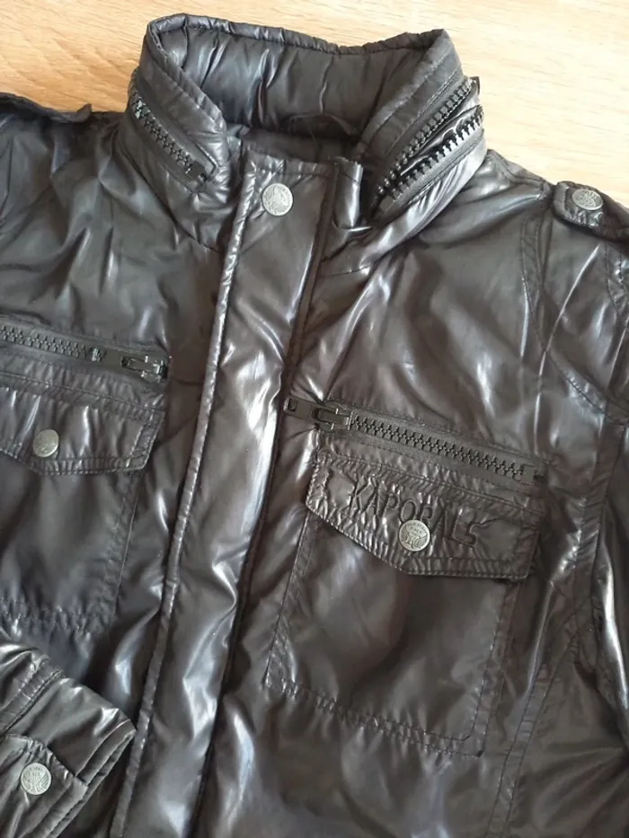 Blouson noir Kaporals T.36/38 - photo numéro 5