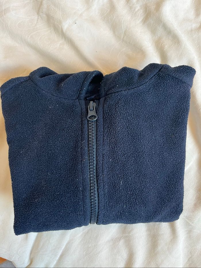 Gilet Kiabi bleu marine vert - photo numéro 6