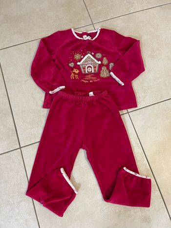 Joli pyjama velours 4 ans sergent Major