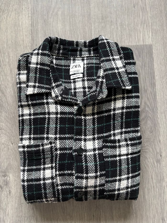 Surchemise à carreaux ZARA