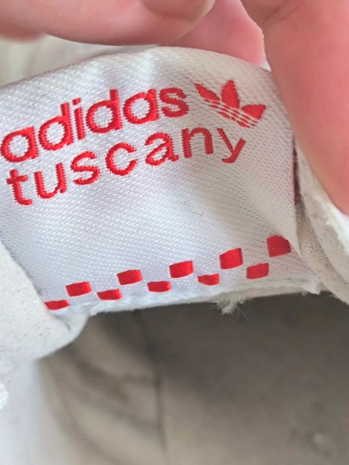 Basket Rare vintage adidas tuscany Goodyear - photo numéro 16