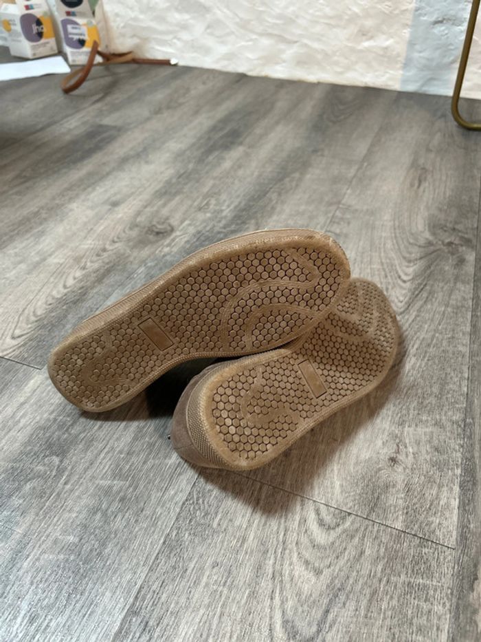 Baskets suédine beige camel femme - Très confortables - Taille 40 - photo numéro 6