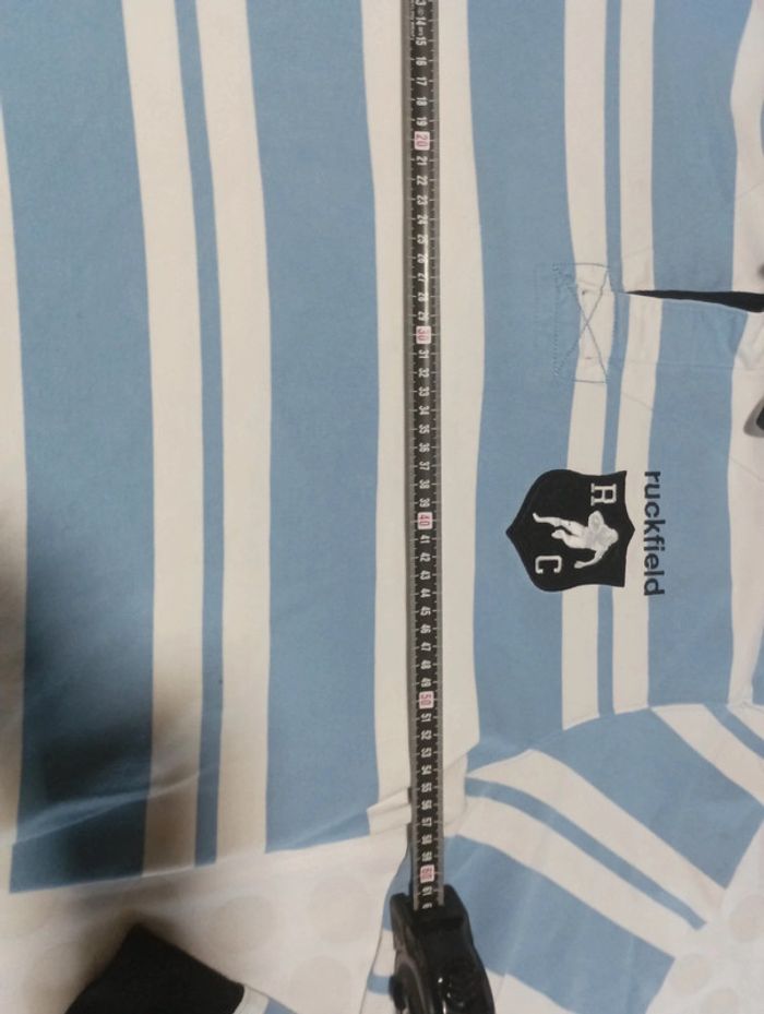 Tee shirt Polo manches longues homme Ruckfield taille XXL rétro vintage rugby Chabal - photo numéro 5