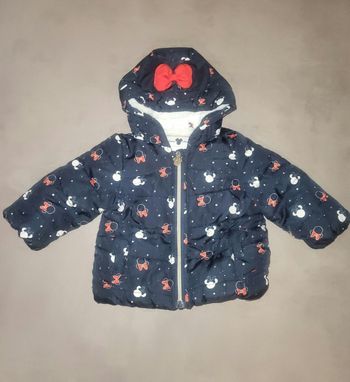 Manteau chaud minnie 9mois tbe