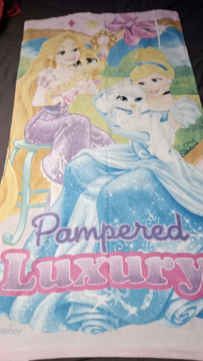 Serviette de plage princesse