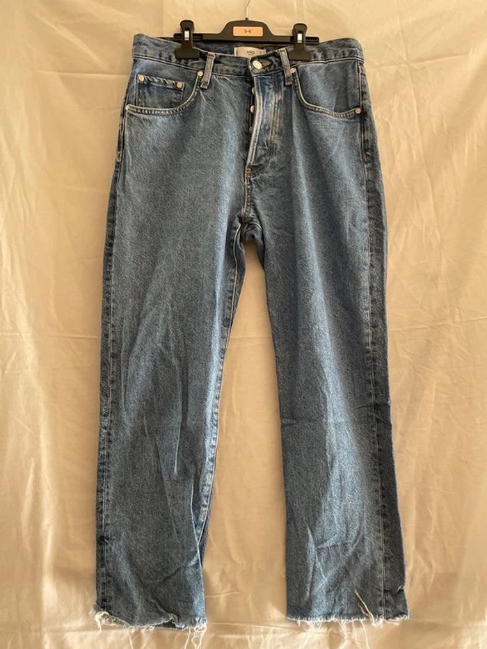 jeans droit Mng bleu taille S