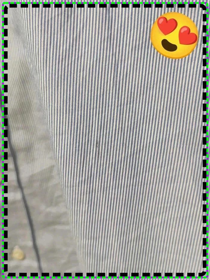 👔 Chemise à rayures Tommy Hilfiger – Blanc & Bleu – Taille 16½ 34-35 (équiv. XL Slim Fit) - photo numéro 8
