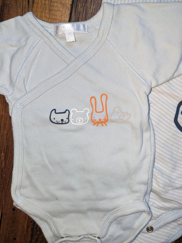 Lot de 2 bodies 3 mois - photo numéro 4