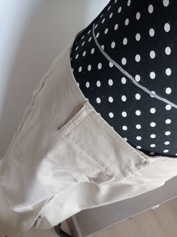Pantalon droit beige. Shesan 42 - photo numéro 2