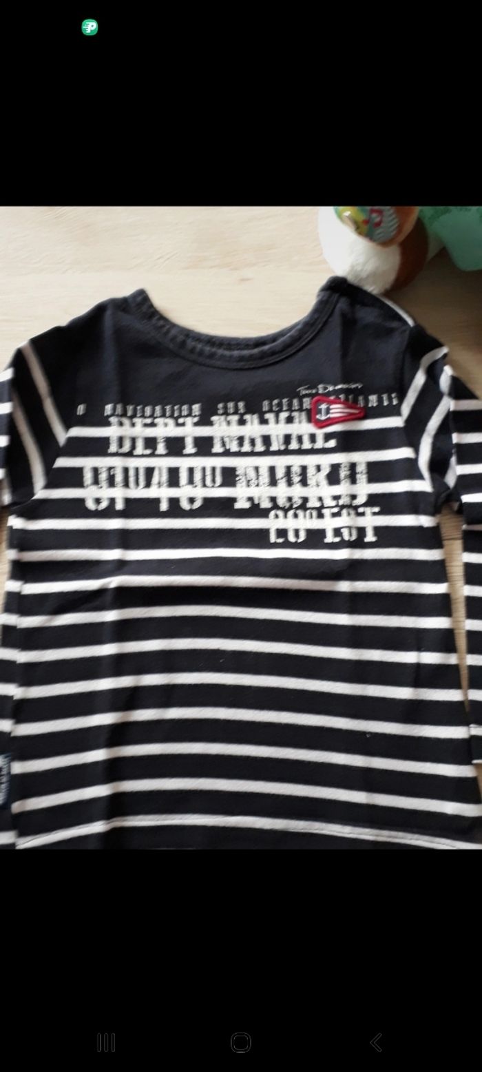 Tee shirt marin - photo numéro 2